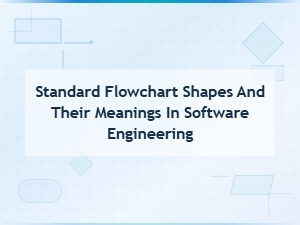 Standard Flowchart Shapes and Meanings in Software Engineering
